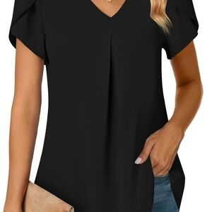 Elegant Black Women's Top